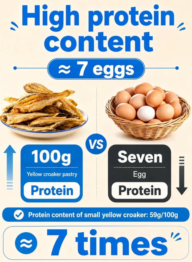 High-protein ready-to-eat deep-sea fish crisps