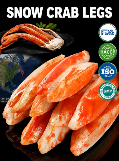 🦀 High Protein Crab Leg Seafood Snack, Low Carb Friendly, Ready-to-Eat Ocean Flavor Treat