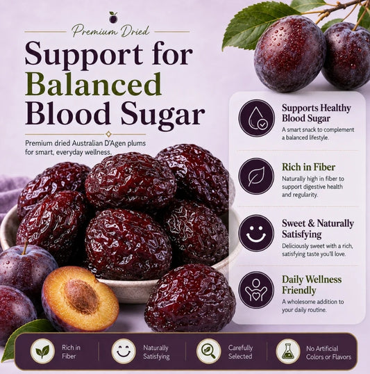 D'Agen Dried Plums - Naturally Sweet Support forHealthy Weight, Balanced Blood Sugar & Circulation