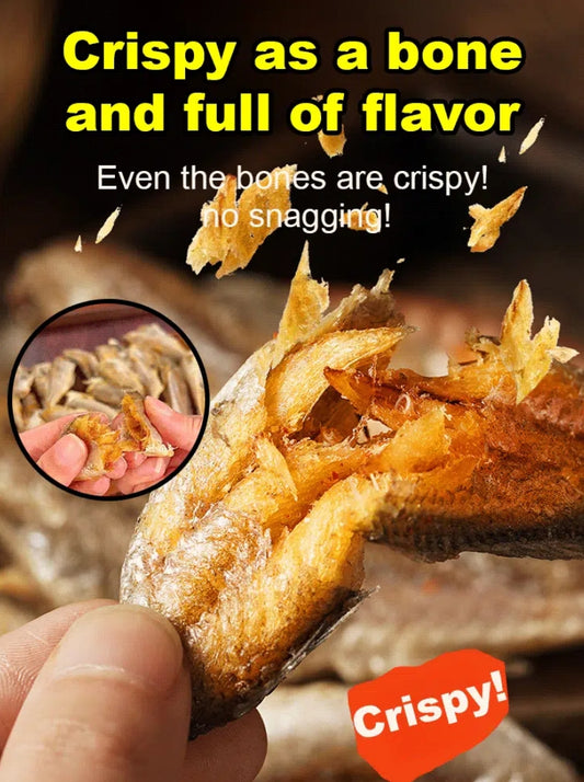 High-protein ready-to-eat deep-sea fish crisps